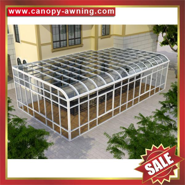 outdoor four seasons glass alu aluminum aluminium metal sunroom sun house cabin shed enclosure kits