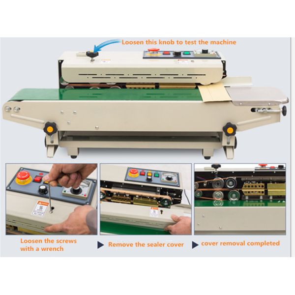 Экспортный стандарт Хорошее качество непрерывной ленты уплотнитель для пластиковых пакетов