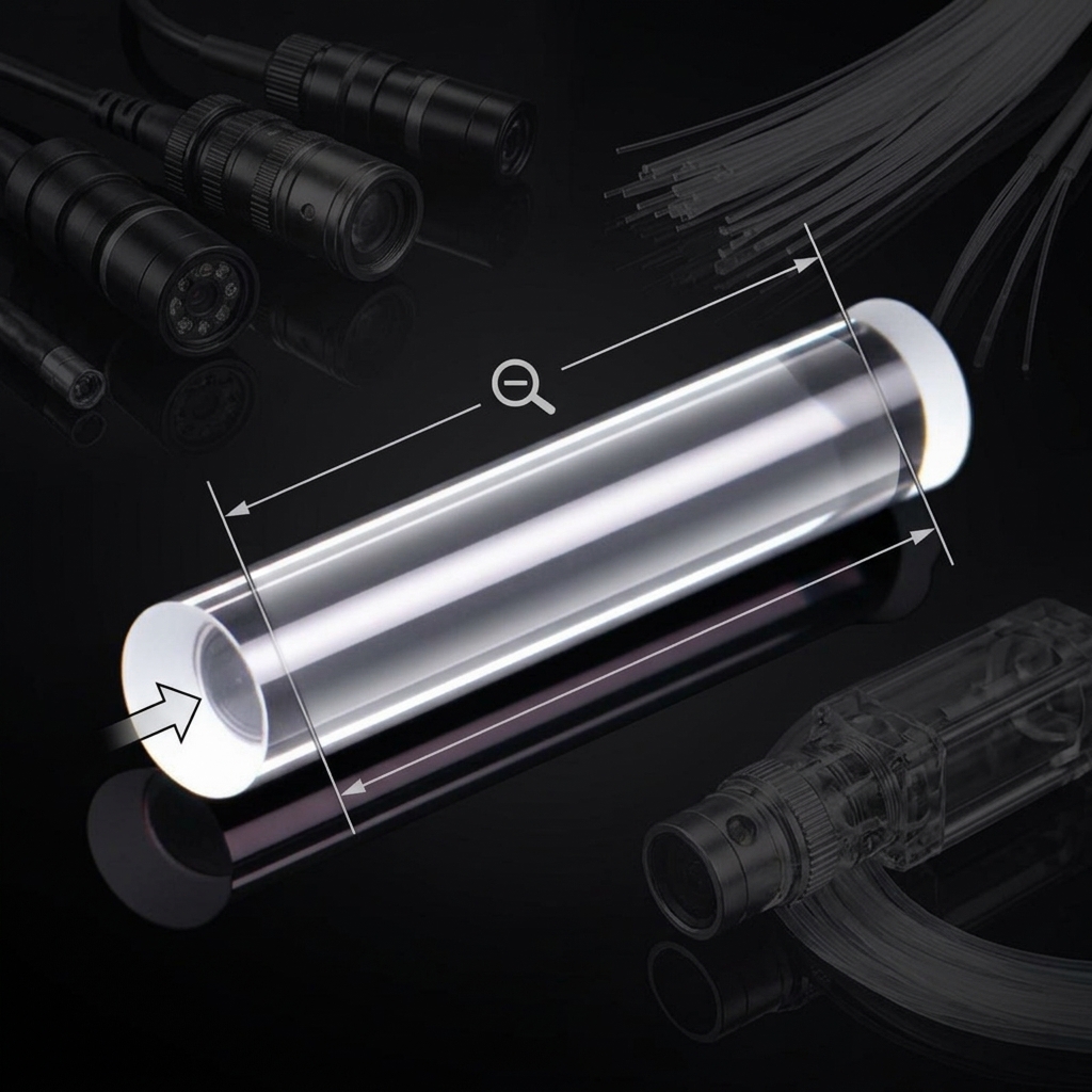 Custom OEM Precision Endoscope Lens Micro Diameter Tight Tolerance Rod