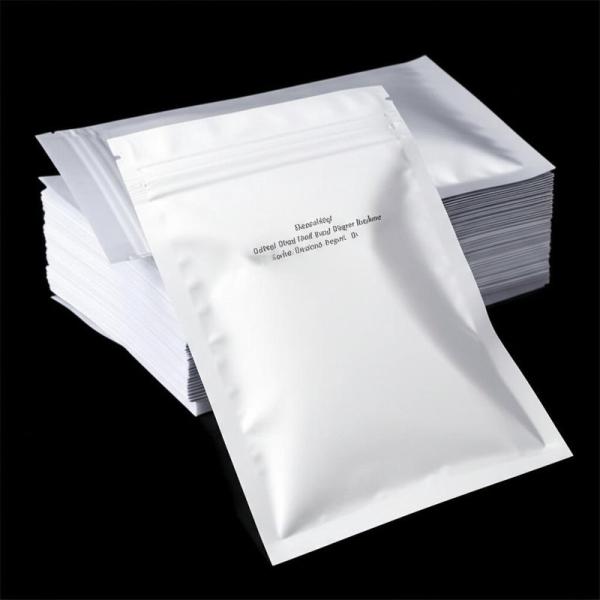 Certified Child Proof Zipper Bags For Pharmaceuticals Packaging, Featuring Greaseproof And Custom Printing.
