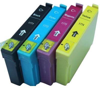 100% Brand New for epson ink cartridge T1771 T1772 T1773 T1774 for Epson XP-202/XP-302