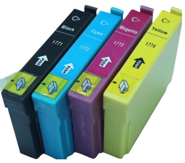 100% Brand New for epson ink cartridge T1771 T1772 T1773 T1774 for Epson XP-202/XP-302