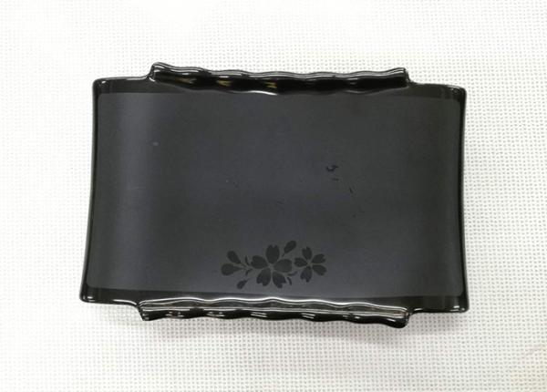 Black Porcelain Dinnerware Sets Weight 337g Length 24cm Heat Resistance -30°C ~ +120°C