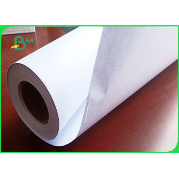 80 Grams Smooth Surface Wear Resistance Inkjet Plotter Paper In Roll