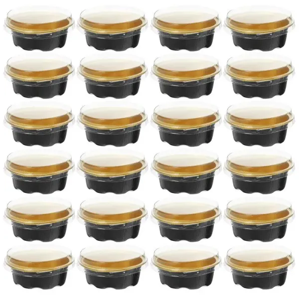 Baking Dishes Pans Type Au Gratin Dishes 100 Pcs Aluminum Foil Pans with Lids