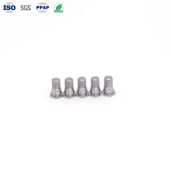 Écroues de broche auto-clincheuses en acier inoxydable / zinc revêtues de rivets sous pression FHS M2.5 M3 M4 M5 M6 M8 M10 auto-clincheuses