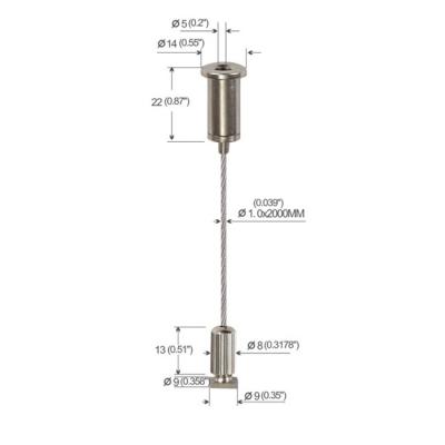 Allumant le système accrochant léger linéaire YW86005 réglable de matériel