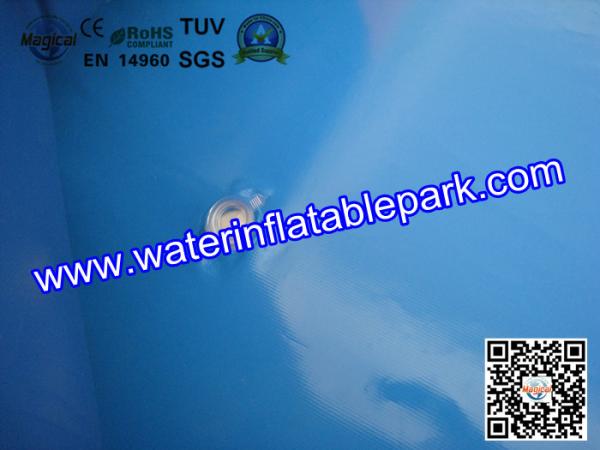 Big Square Inflatable Water Pool Enclosures With Wailking Ball