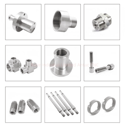 100 Percent Inspected CNC Turning Parts Blue Precision Machined Components for Industrial Applications and Custom Orders