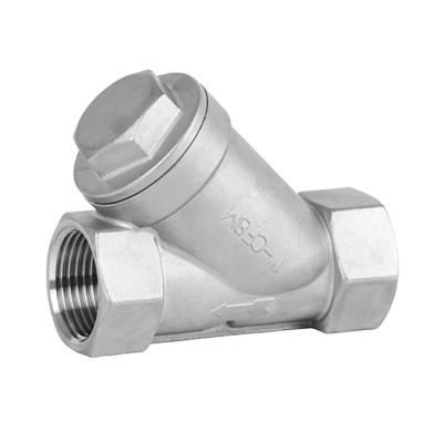 O filtro de aço inoxidável A351 Gr.CF8M 1 de Y PN10 FNPT rosqueou