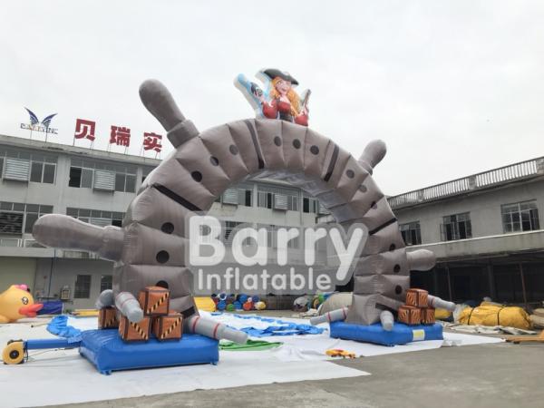 Arco inflável para o evento da promoção, parque da entrada da propaganda gigante dos desenhos animados