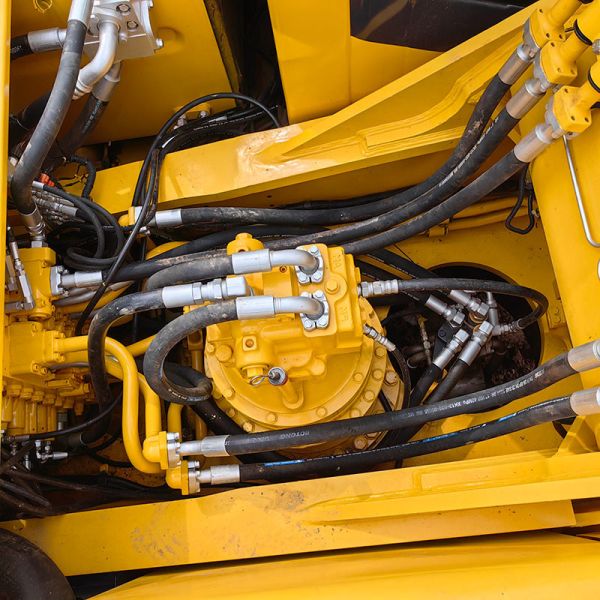 45 Ton Second Hand Komatsu Excavators Powerful Cummins Engine 257kw Rated Power