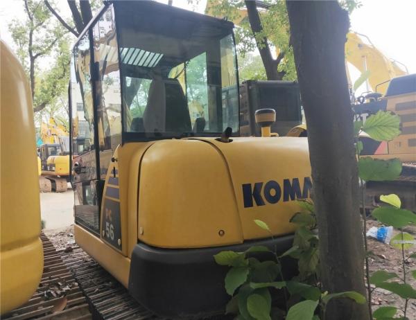                 Used Original Komatsu Excavator PC56, Second Hand Japan Made Hydraulic 6 Ton Mini Track Digger Komatsu PC55 PC56 PC60 PC70 PC78             