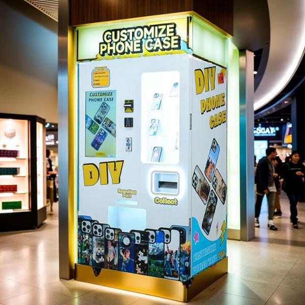 Máquina expendedora de impresión de carcasas para teléfonos CYJ-D04 20 carcasas/hora 450W