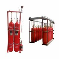 Rouge IG541 Système d'extinction d'incendie à gaz inerte efficace haute pression