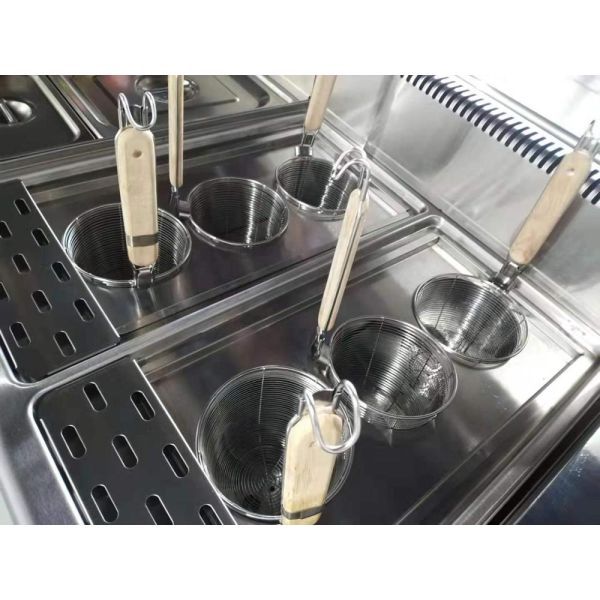 Elegant Stainless Steel Desktop Gas Pasta Cooker for Catering Cooking Equipment