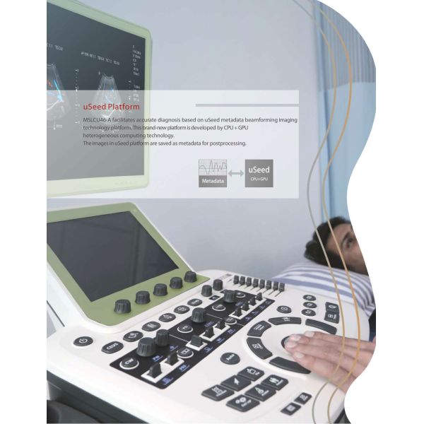 Zoncare 3D/4D Trolley Medical Digital Color Doppler Ultrasound System for Hospital