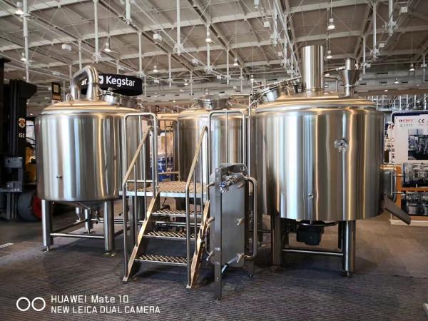 Stainless Steel 304 Micro Beer Equipment 1200l Small Brewing System turnkey plant