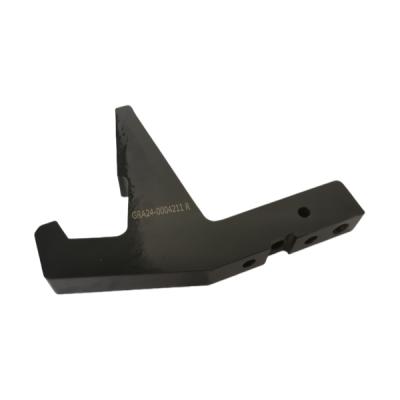 Partes aeroespaciales mecanizadas CNC de alta precisión 6061-T6 con acabado anodizado negro