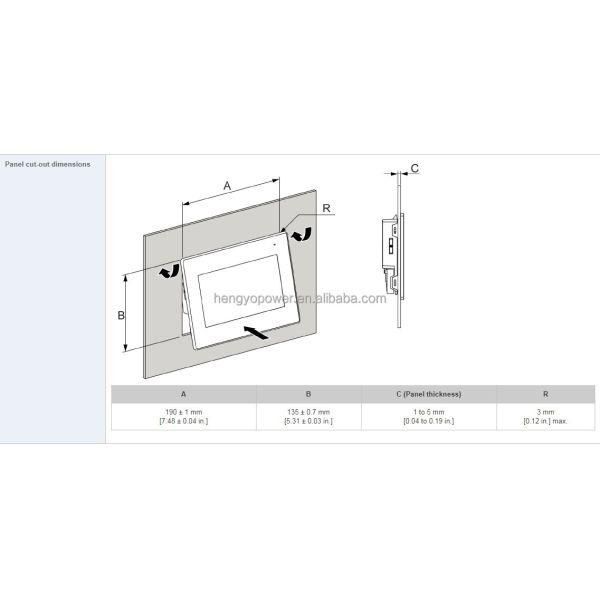 Proface HMI 7inch Touch Screen PFXGP4402WADW for Industrial Automation with CE Certification