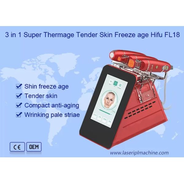 Portable 2 Probe Skin Tightening Thermagic RF Beauty Equipment Wrinkle Removal