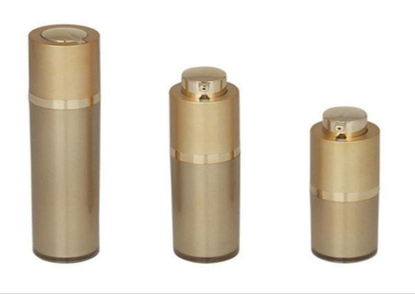 PP White Airless Cosmetic Bottle With Transparent Cap for Cometic Packaging AM-ACP