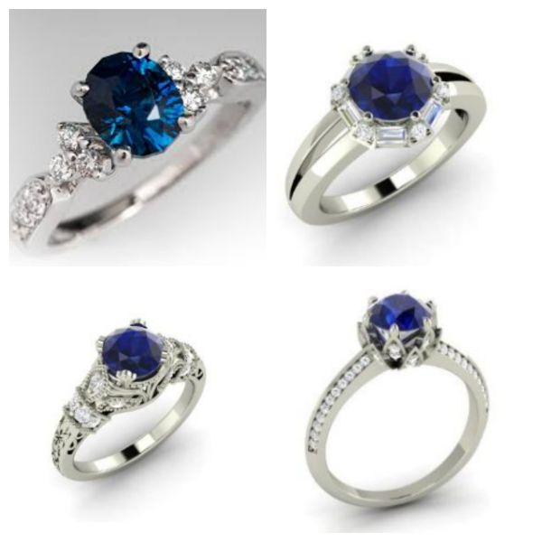 Blue Sapphire Row Gem Fe Ti Doped Kashmir Oceanic Azure Gem Crystal Jewelry (Синий сапфировый камень в ряду)