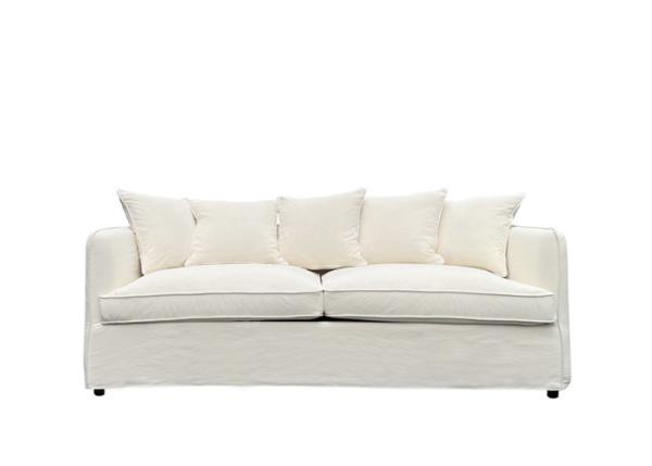 2 Seater Sofa Bed With Removable Covers 95cm Linen Sofa Bed Washable Covers