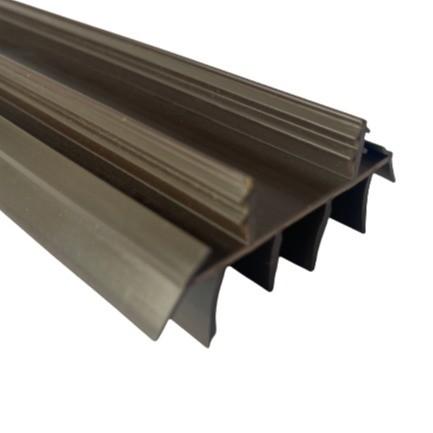 Selo de vinil branco em forma de U, de forma de cinch, para isolamento acústico