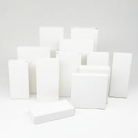 Minimalist White Customized Set Stackable Blank Packaging Boxes For Jewelry Cosmetics Small Gifts