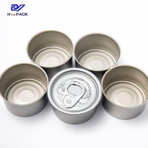 50g Round Tin Plated Container D53x32mm Coffee Tin Packaging