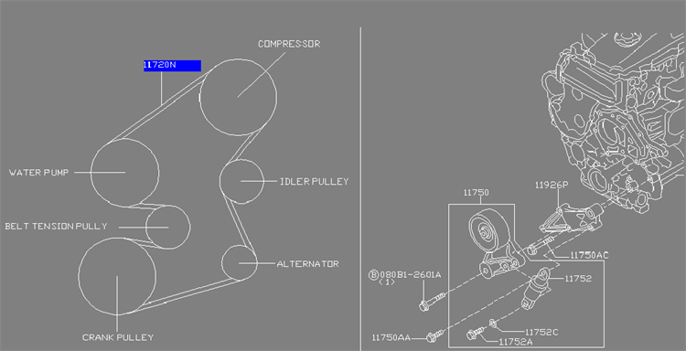 Timing Belt Hydraulic Tensioner Pulley for Mazda CX-5 PE0315980B / PE03-15-980B