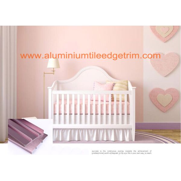 Durable Brushed Aluminium Skirting Perth / Board 60mm Height House Decoration