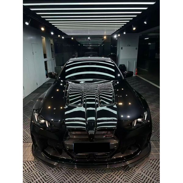 For BMW G82 M4 Dry Carbon Fiber Body Kit G82 M4 3D Style Carbon Fiber Front Lip Side Skirt Diffuser Spoiler