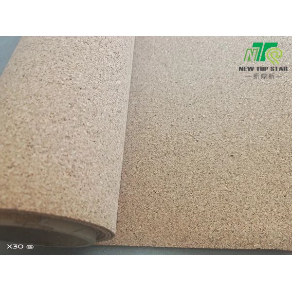 1mm Eco épais Cork Underlayment Soundproofing 220kg/Cbm pour le plancher de PVC