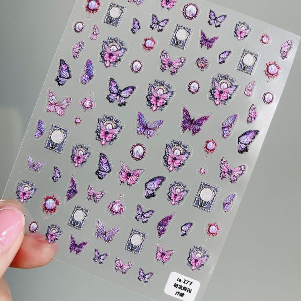 Nail glitters Korean bling super bright Nail polish silver color star heart Sequin summer nail sequins