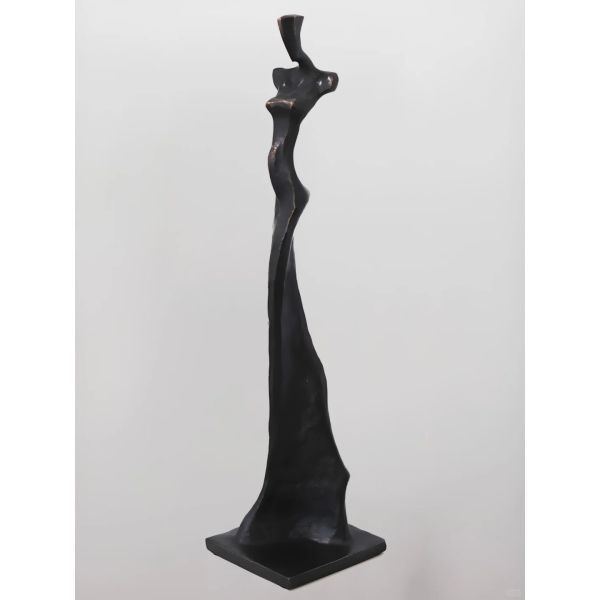 Luxury Black Metal Human Sculpture Modern Custom Islamic Art Statue For Indoor Outdoor