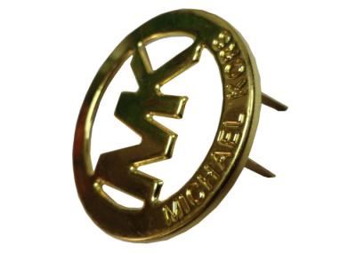 IT9 Precision Stamped Custom Logo Plates Carbon Steel With Golden Finish