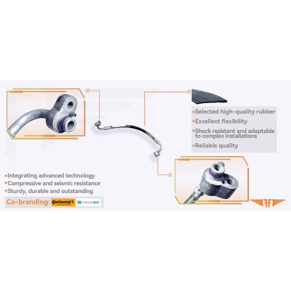 6C0816721B 13-21 Volkswagen AC Pipe Car POLO VI 1.6L AC Tube For Car