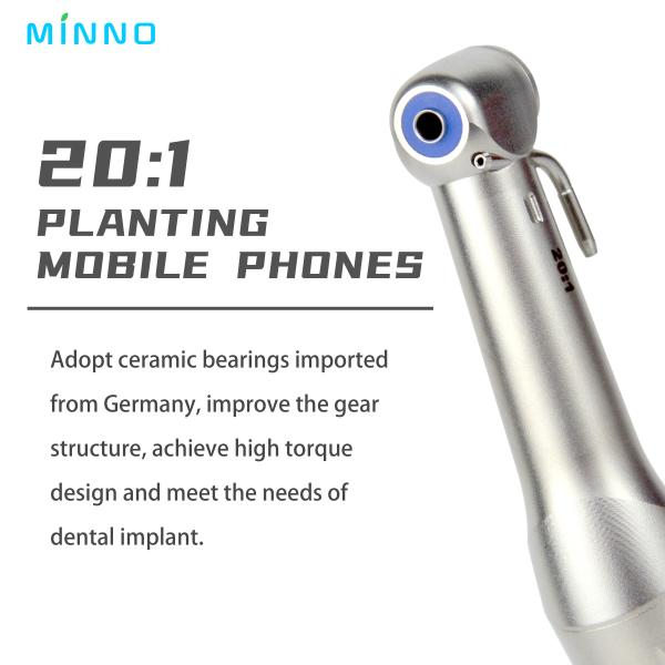 CA-520-2 Surgical Handpiece 20/1 lmplant Contra Angle External Water Spray Low Speed Handpiece Without LED Colors