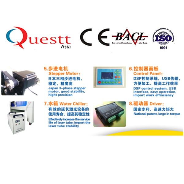 Пластиковый гравировальный станок лазера для ткани ткани, лазера 200W гравируя машинное оборудование