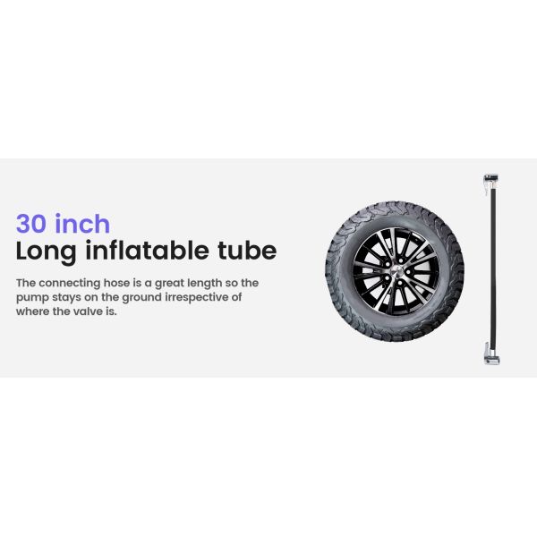 Effortlessly Inflate Your Car Tires with YANTU A22 Double Cylinder Cordless Tyre Pump