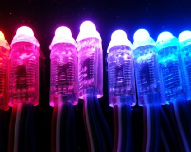 Пиксел фасоли 1903 12mm Rgb чуда привел Addressable свет пиксела СИД полного цвета F8 12mm 5V 12V рождества для программы