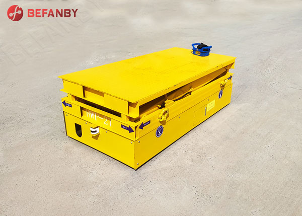 Electrical Lift Steerable Hydraulic Transfer Trolley