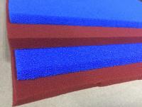 Célula aberta de alta temperatura de borracha de esponja de silicone superfície de corte 200psi resistência à tração