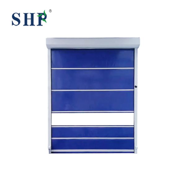 Customized Size High Speed Door for Workshop Made of Plastic-Steel