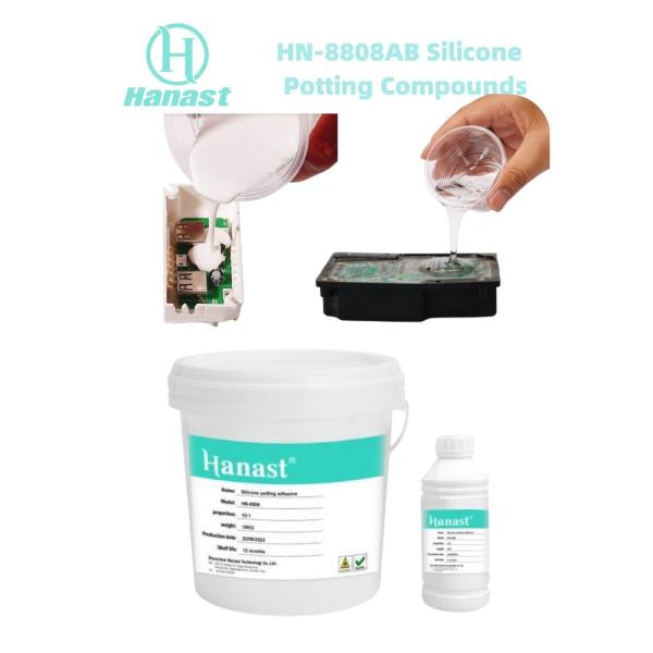 RTV Two Component Electrical Silicone Potting Material Compound Thermal Conductive For PCB Sensor