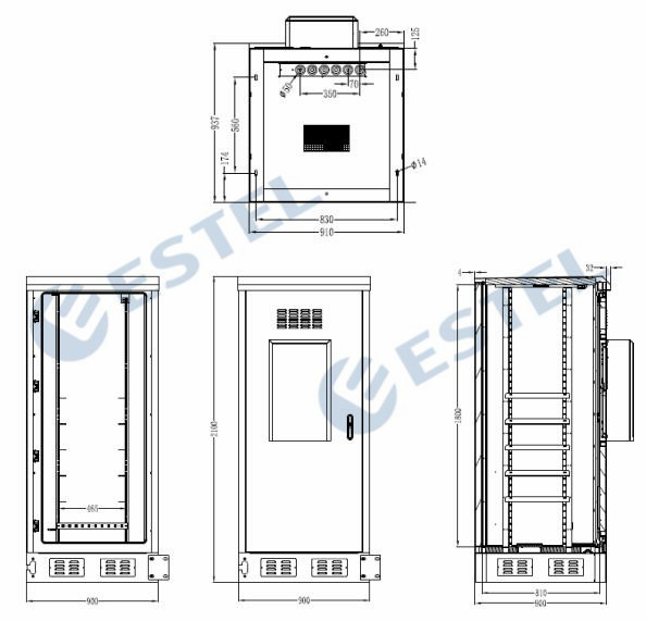 ширина IP55 900mm делает электрические коробки водостойким приложения