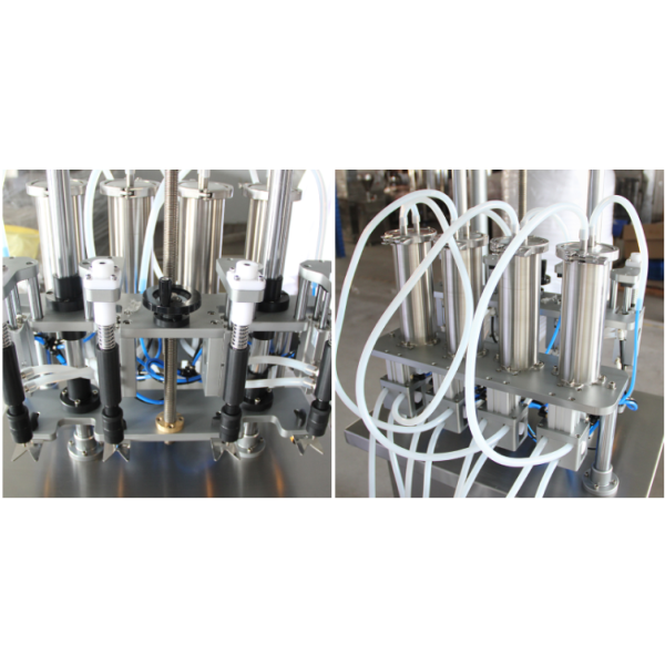 Four Head Rotary Perfume Filling Machine for Cologne Floral Water Glass Bottle