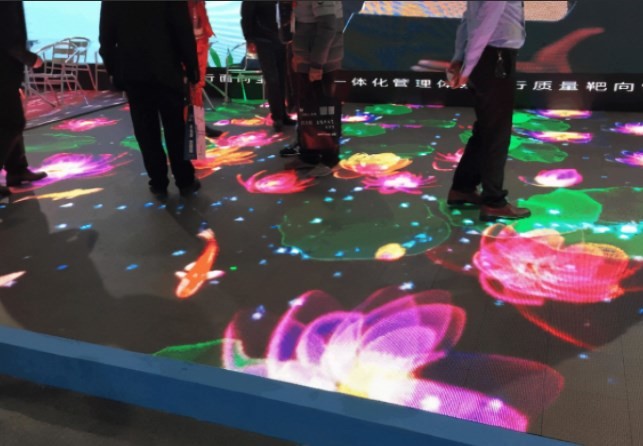 Energy-saving Concert Light Up Led Dance Floors Panels Novastar 14bits